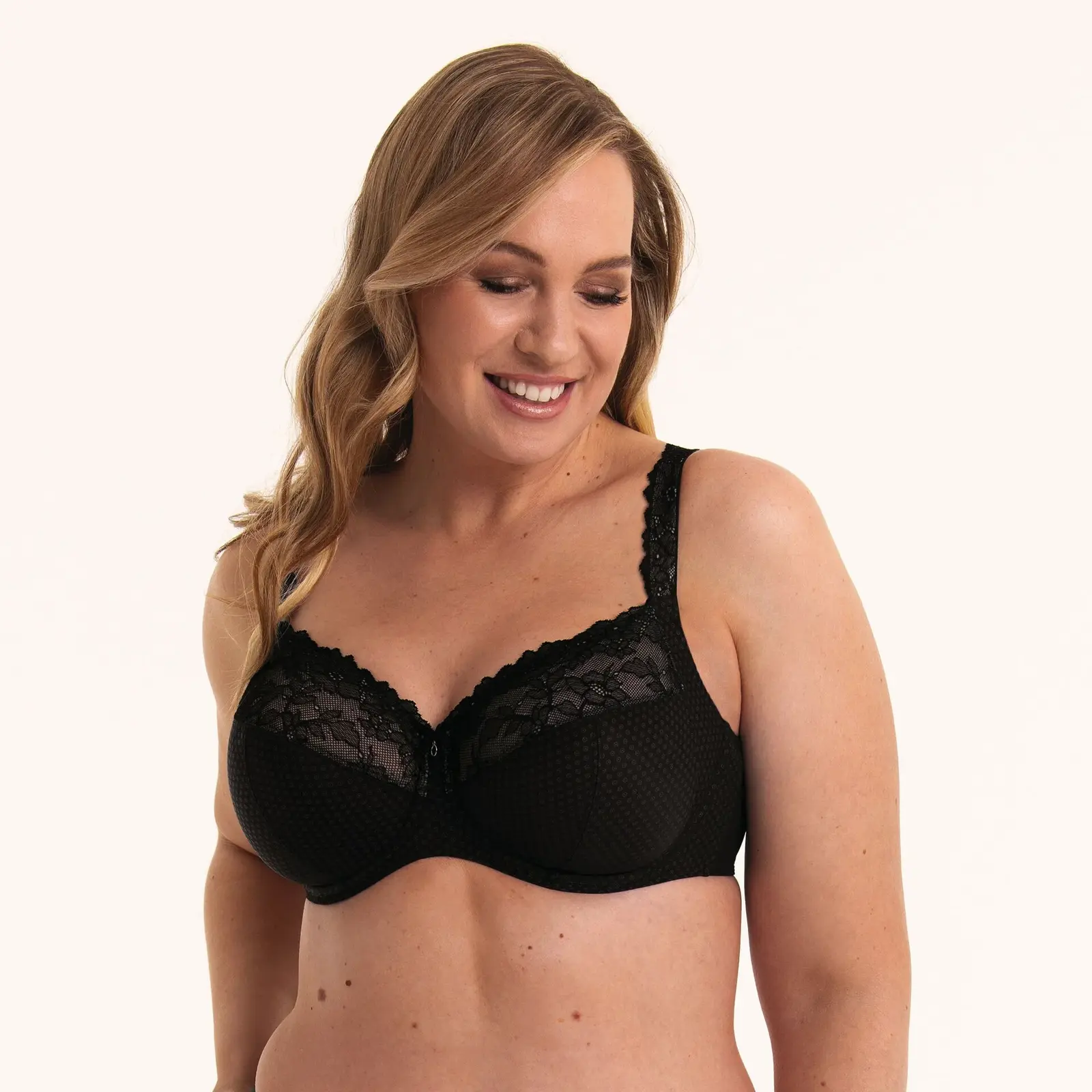 Eloise podprsenka s kosticami Full Cup 5295 čierna - RosaFaia 001 black 70F