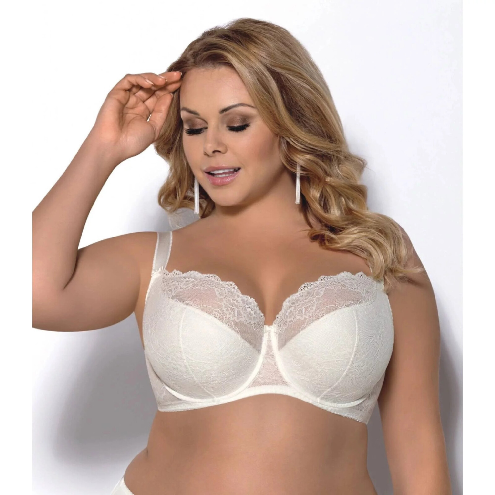 Dámska podprsenka Blanca K357 Ecru - Gorsenia 115B ecri(krémová)