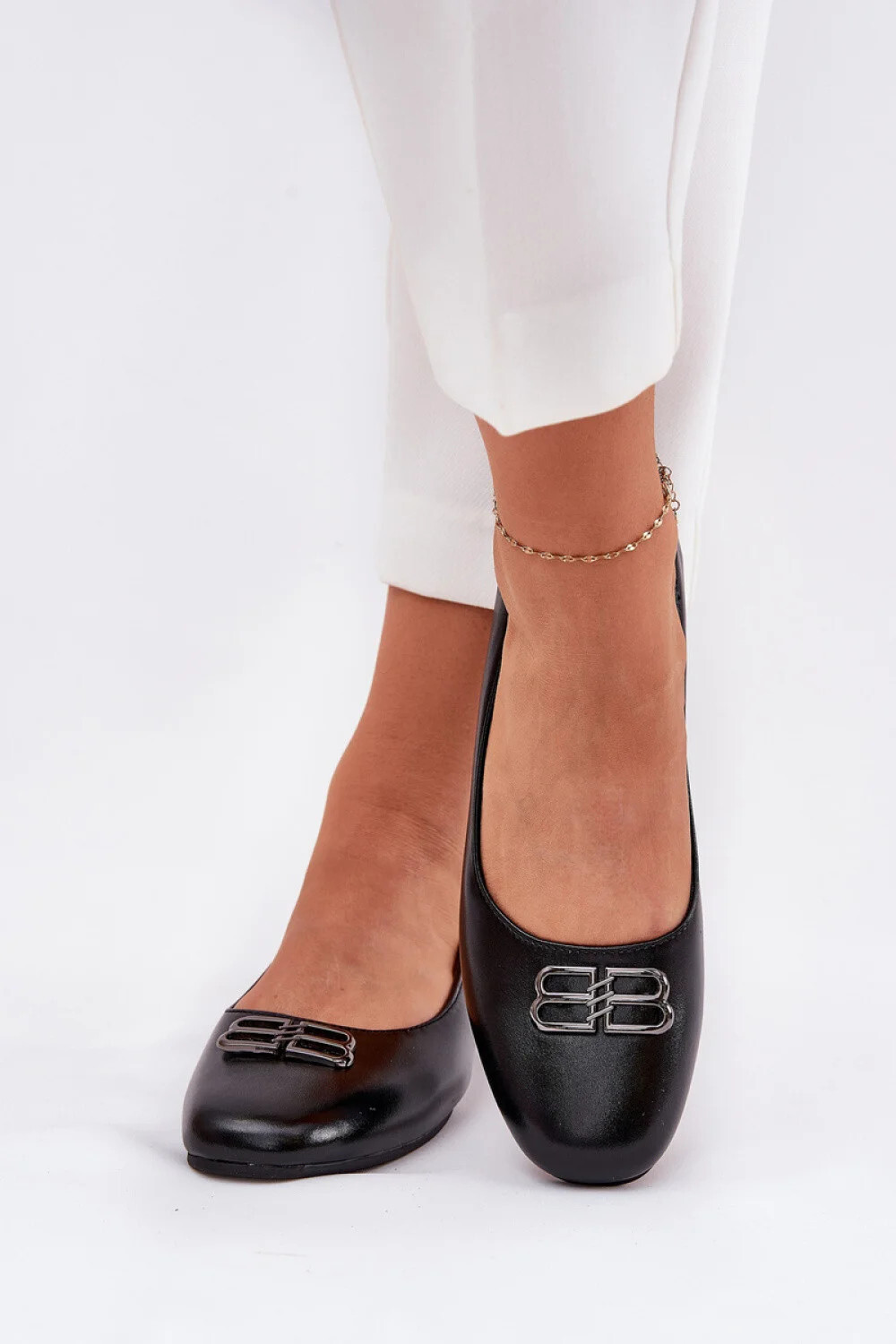 Dámske baleríny 62206 Čierna - VINCEZA 40 černá