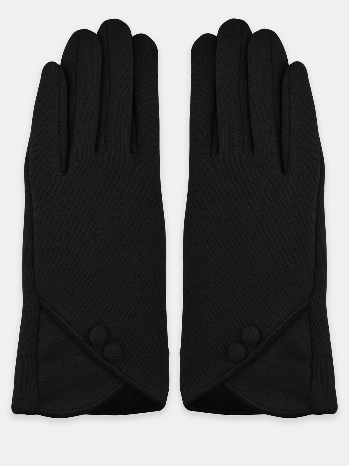 Noviti RW045 Dámske rukavice s gombíkmi černá 24 cm