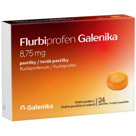 GALENIKA Flurbiprofen 8,75 mg 24 pastiliek