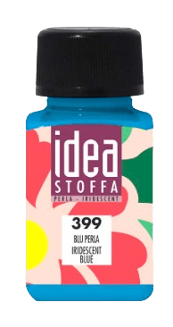 MAIMERI IDEA STOFFA - Farby na textil 399 - iridescent blue, 60 ml