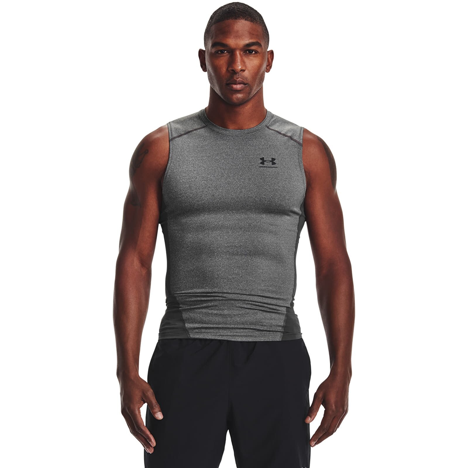 Under Armour Hg Armour Comp Sl Carbon Heather/ Black XXXL