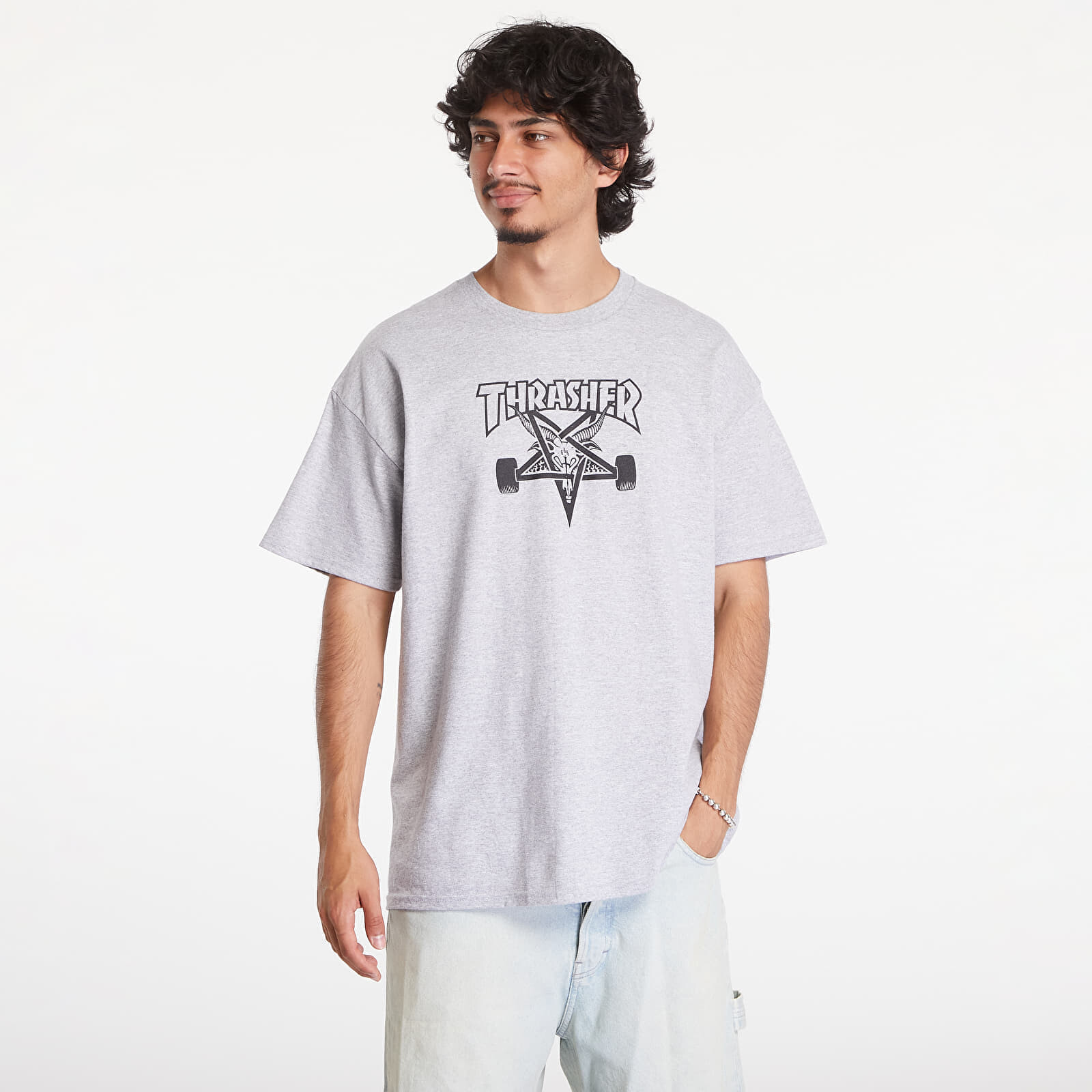 Tričko Thrasher Skategoat T-Shirt Gray L