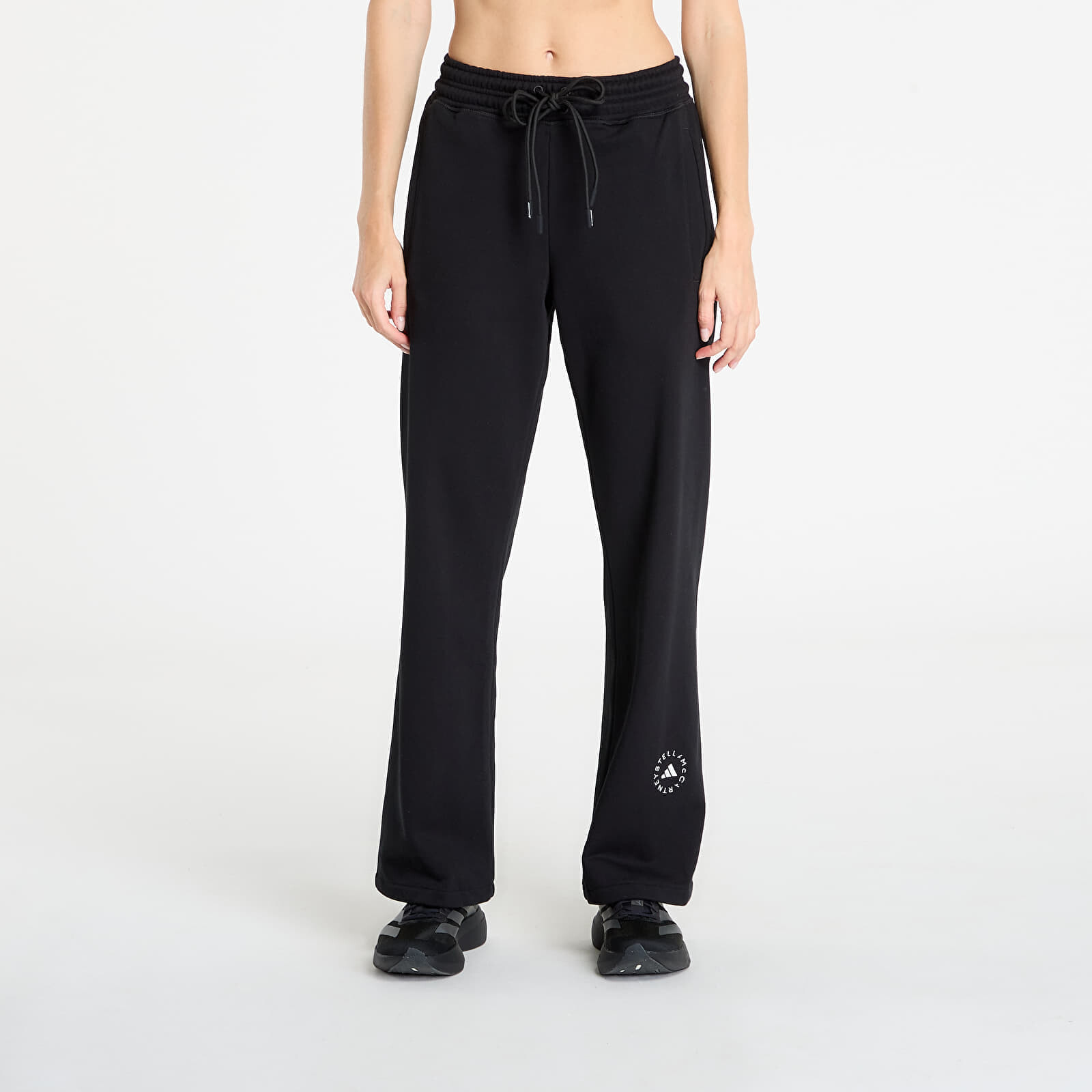 Kalhoty adidas Stella McCartney Straight Leg Pants Black S