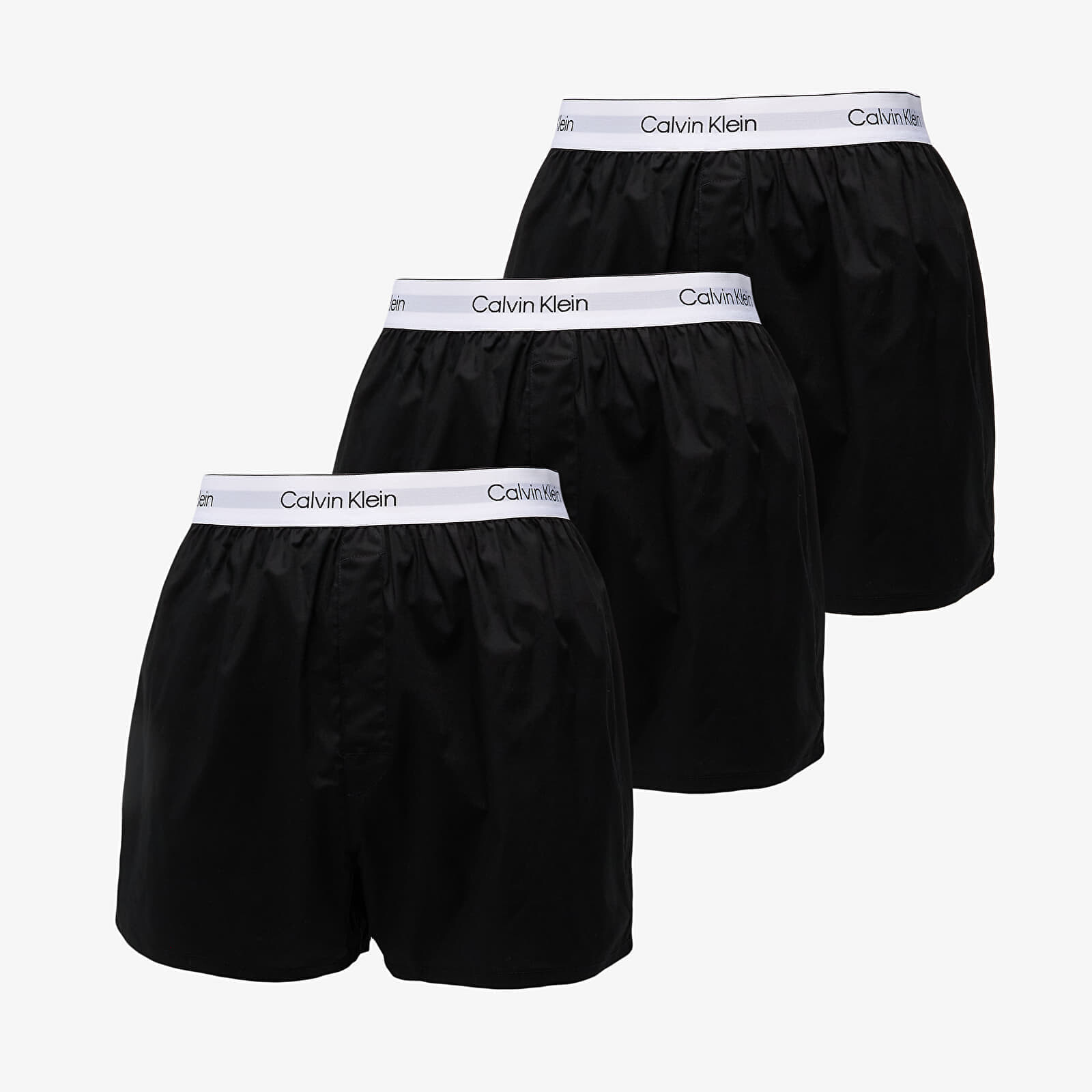 Boxerky Calvin Klein Boxer Slim 3-Pack Black XL