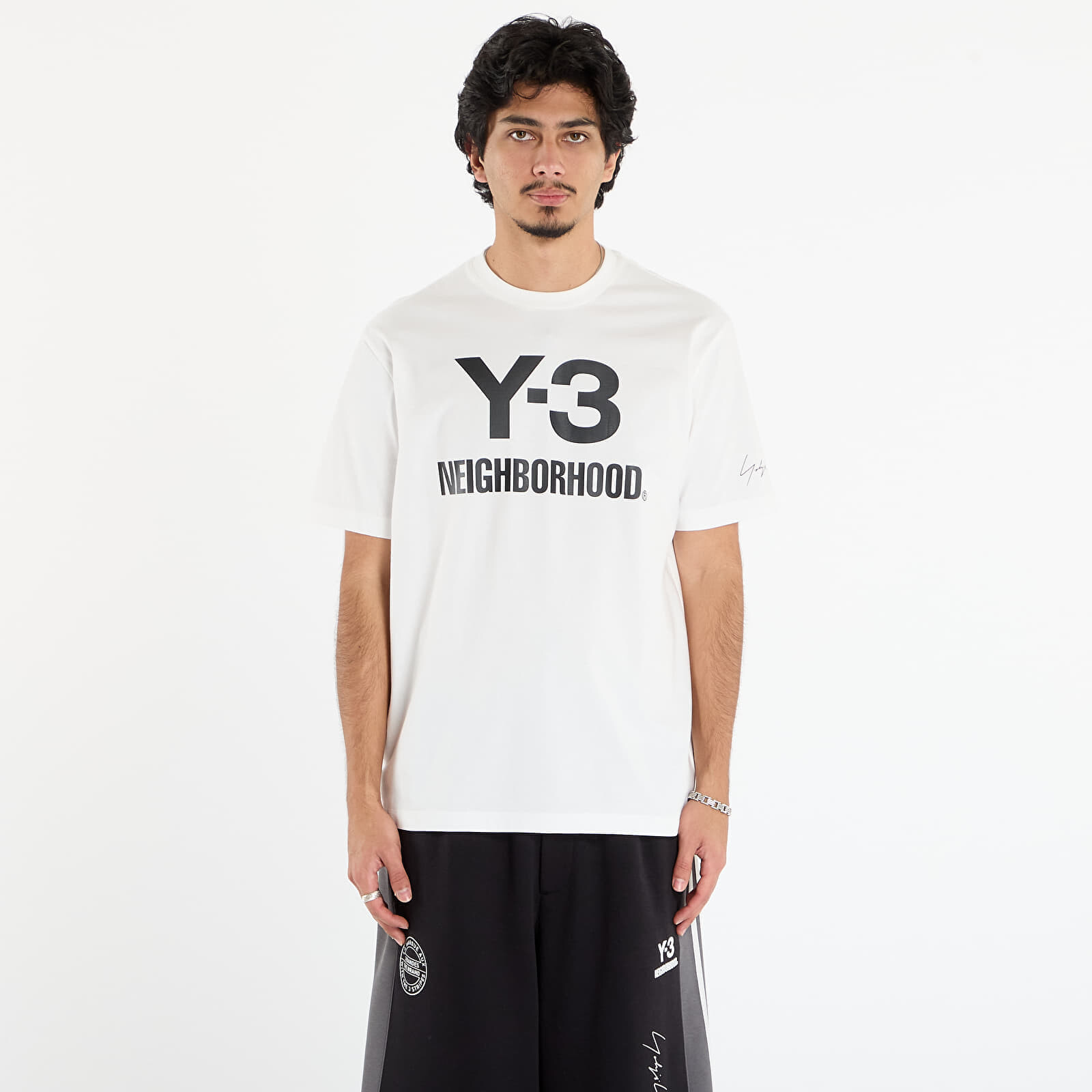 Tričko Y-3 x Neighborhood Logo Tee UNISEX Core White S