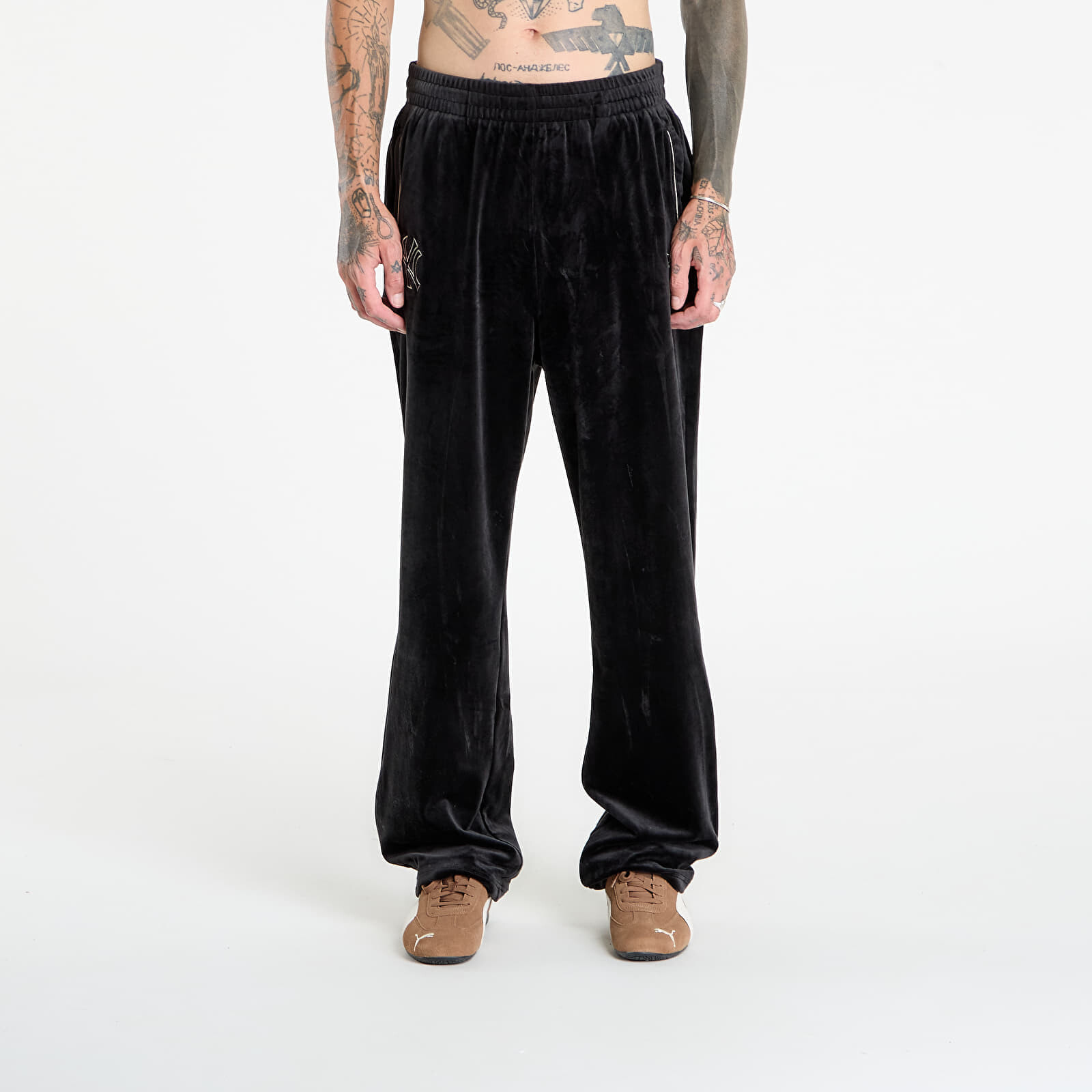 Tepláky New Era MLB Velour Track New York Yankees Black M