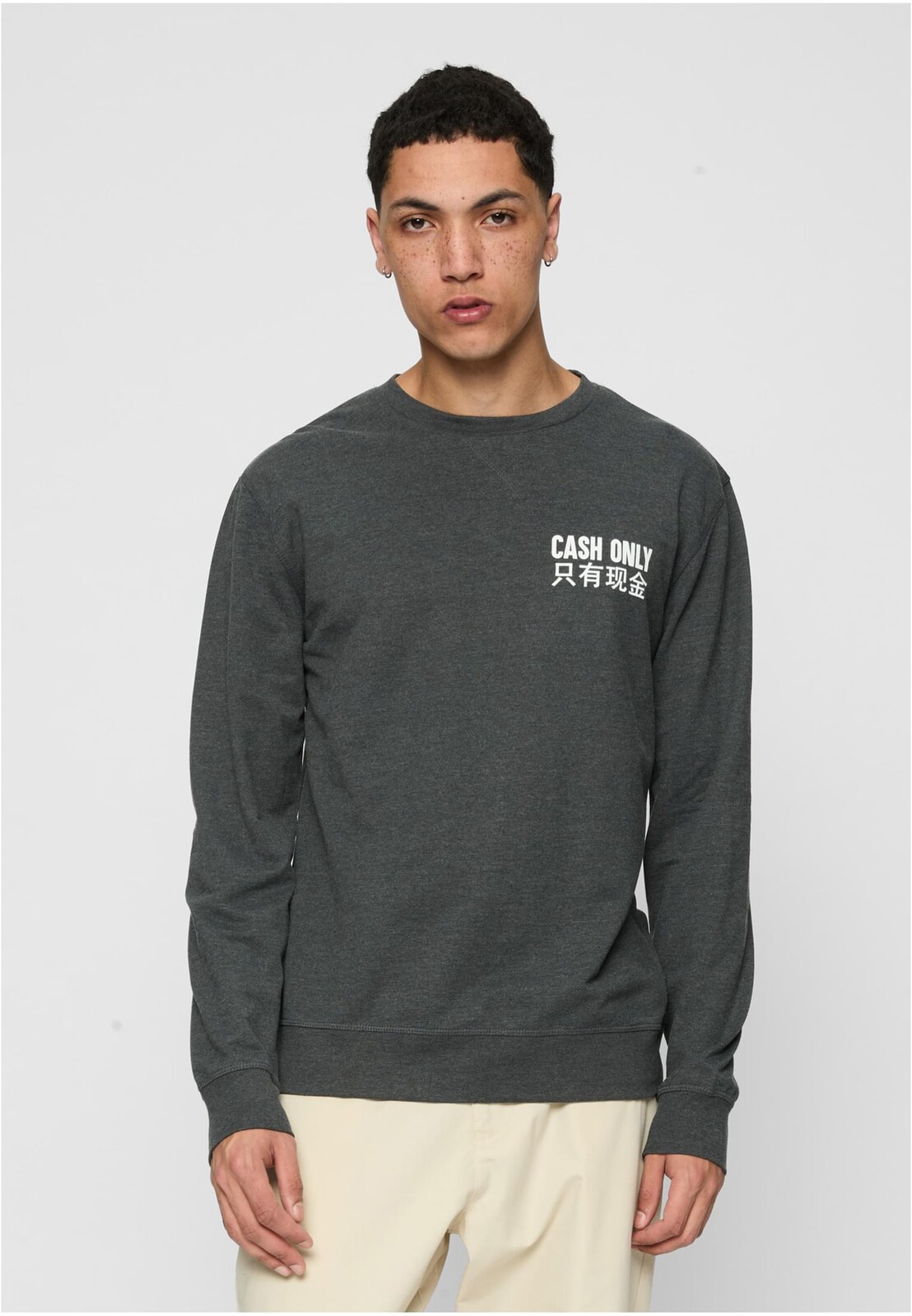 Crewneck Charcoal Cash Only