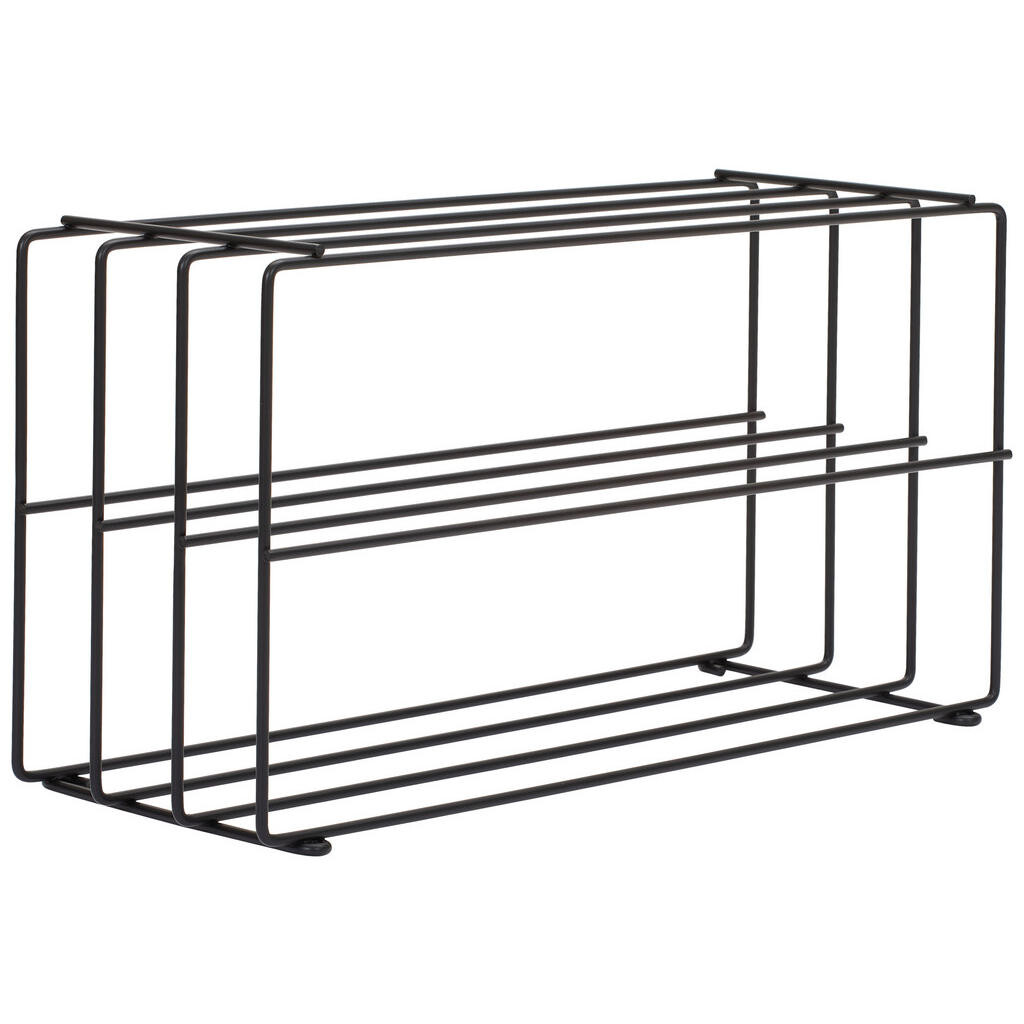 MID.YOU REGÁL NA TOPÁNKY, čierna, 73/40/28,5 cm