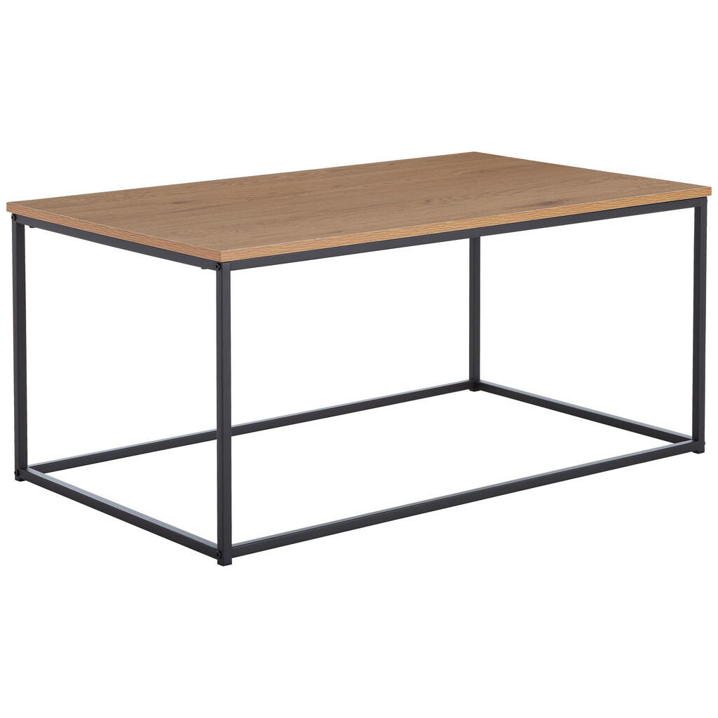 MID.YOU KONFERENČNÝ STOLÍK, čierna, farba duba, kov, kompozitné drevo, 100/60/45 cm