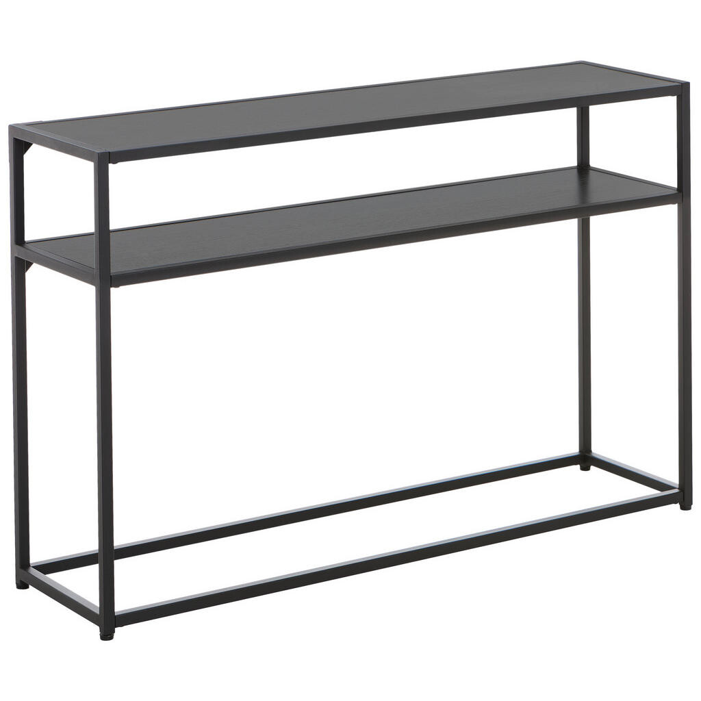 MID.YOU KONZOLOVÝ STOLÍK, čierna, kov, kompozitné drevo, 110/30/70 cm