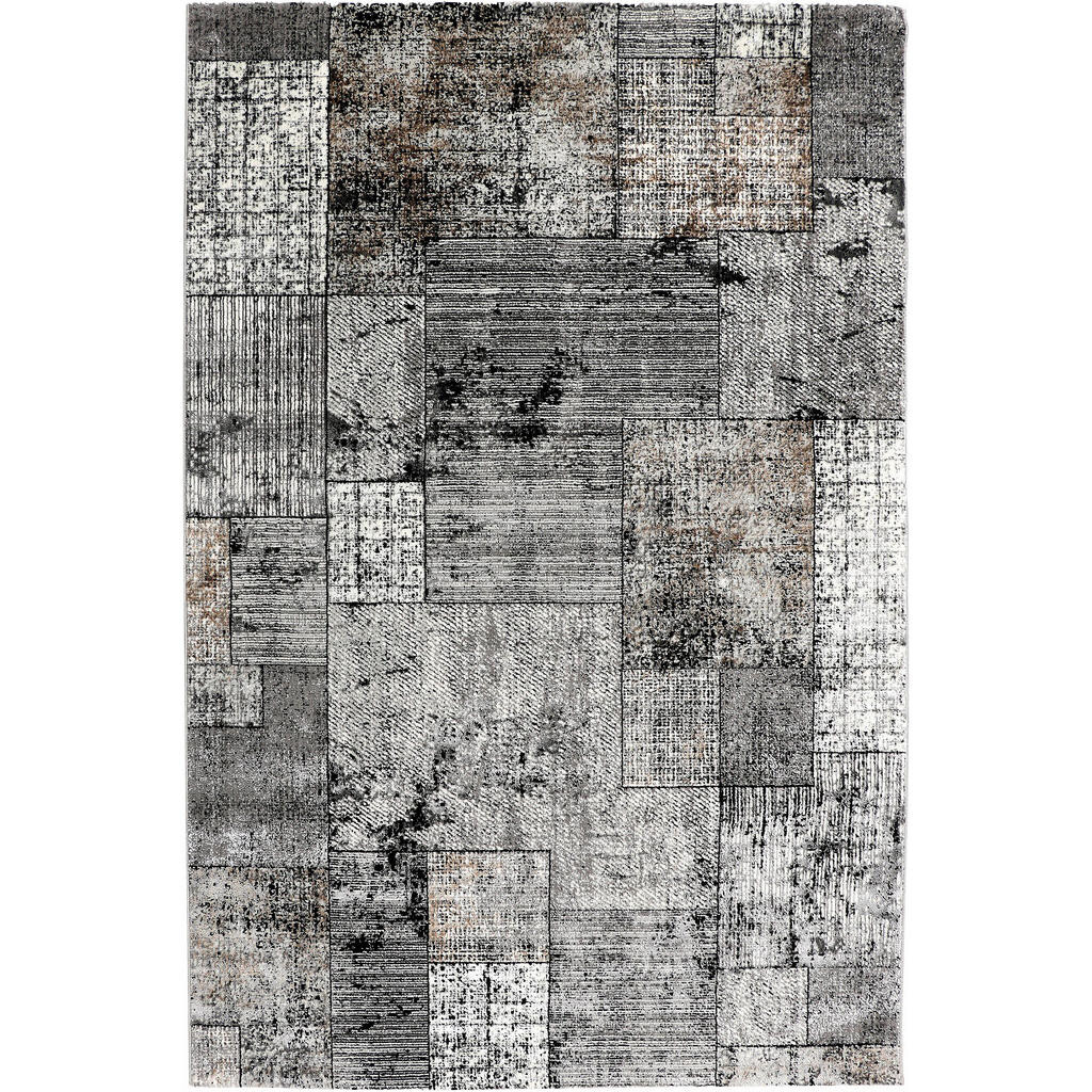 Novel TKANÝ KOBEREC, 160/230 cm, sivá, čierna