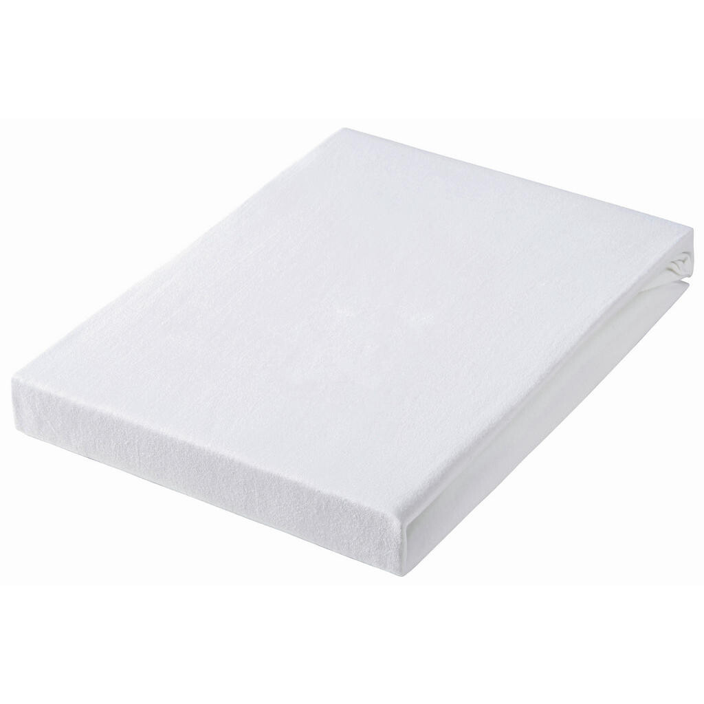 Novel NAPÍNACIA PLACHTA, džersej, biela, 180-200/200-220 cm