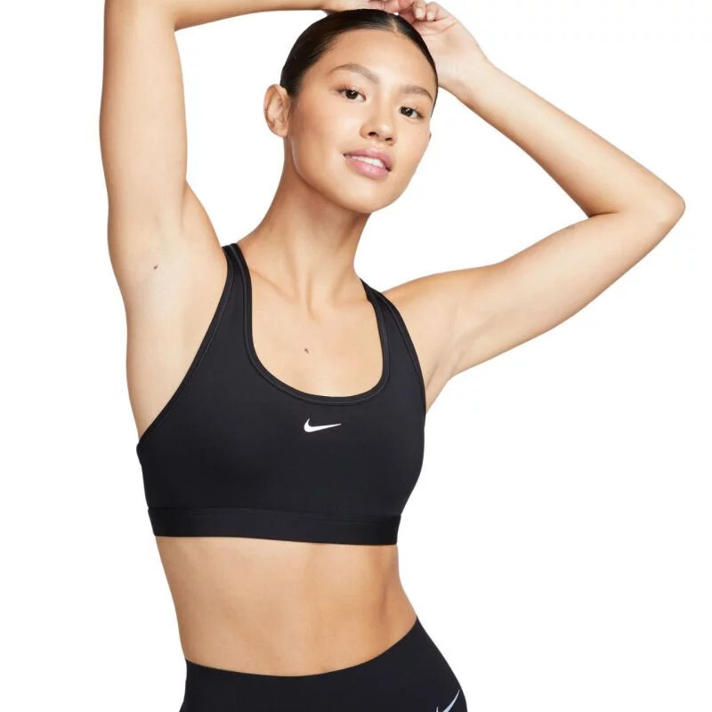 Dámska športová podprsenka Swoosh Light Support W DX6817-010 Black - Nike M černá