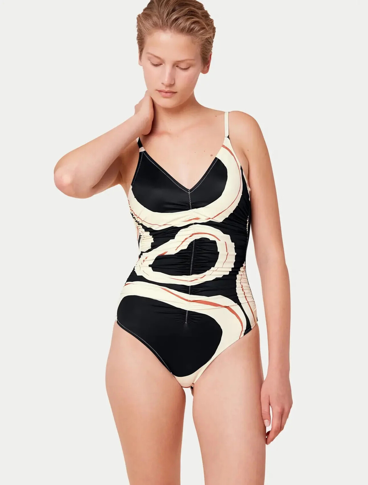 Dámske jednodielne plavky Summer Allure OP 01 black - Triumph 46E