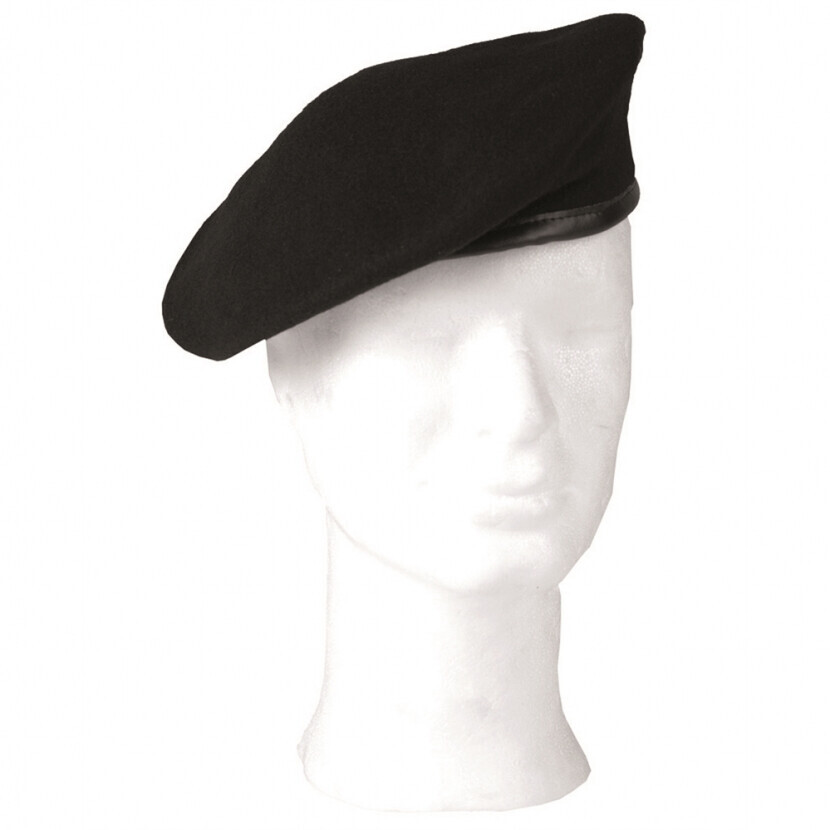 Baret Mil-Tec - čierny, 56