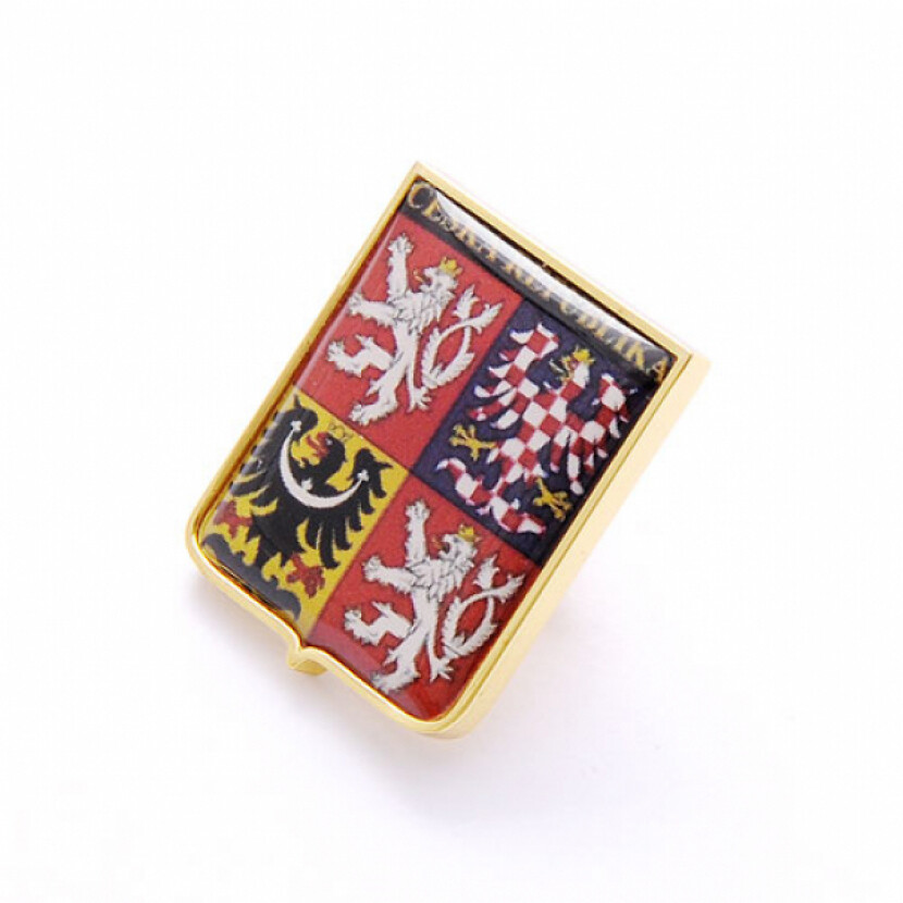 Odznak (pins) 20mm Český štátny znak - farebný