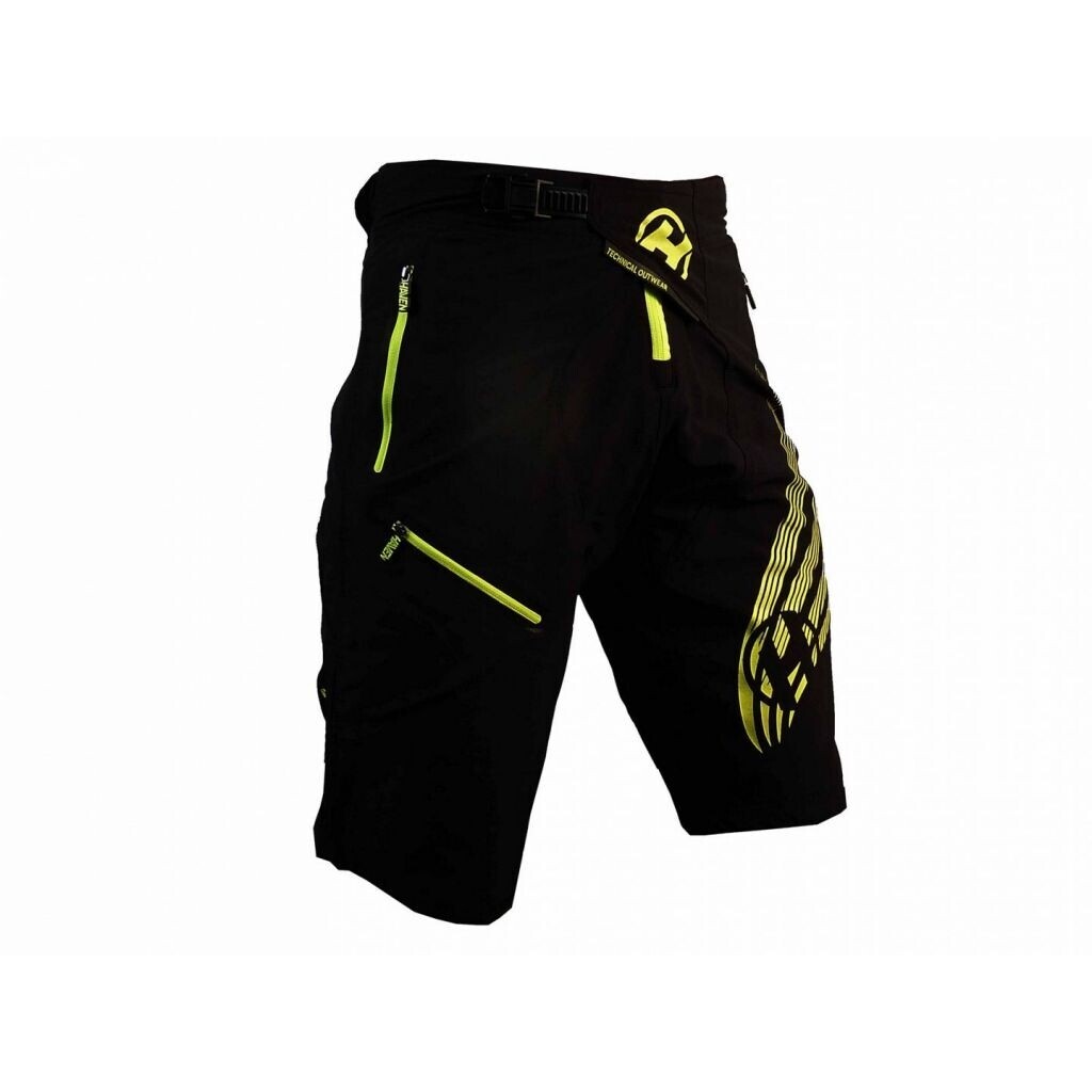 Kraťasy pánske Haven Energizer - čierne-zelené, S