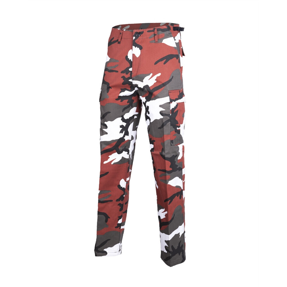 Nohavice Mil-Tec BDU Ranger - red-camo, XXL
