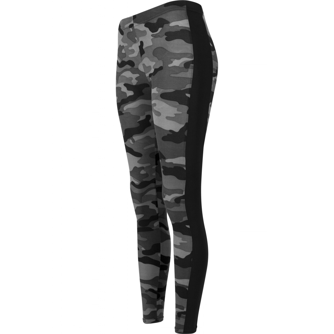 Legíny dámske Urban Classics Camo Stripe - darkcamo, L