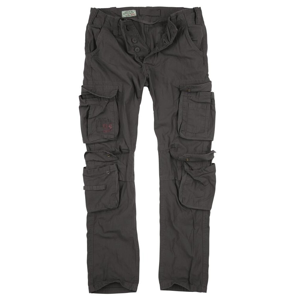 Nohavice Airborne Vintage Slimmy - antracitové, L