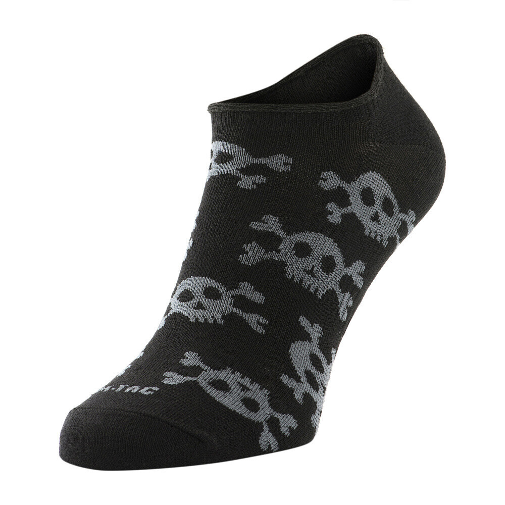 Ľahké letné ponožky M-Tac Pirate Skull Lower - čierne, 43-46