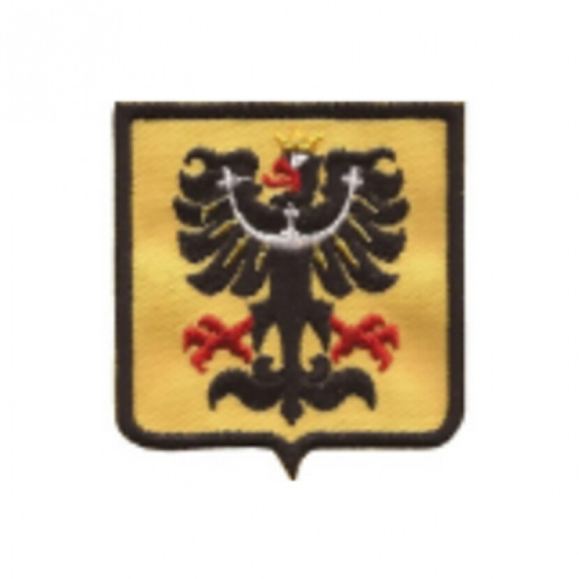 Nášivka znak Sliezsko 5,5x6 cm - farebná