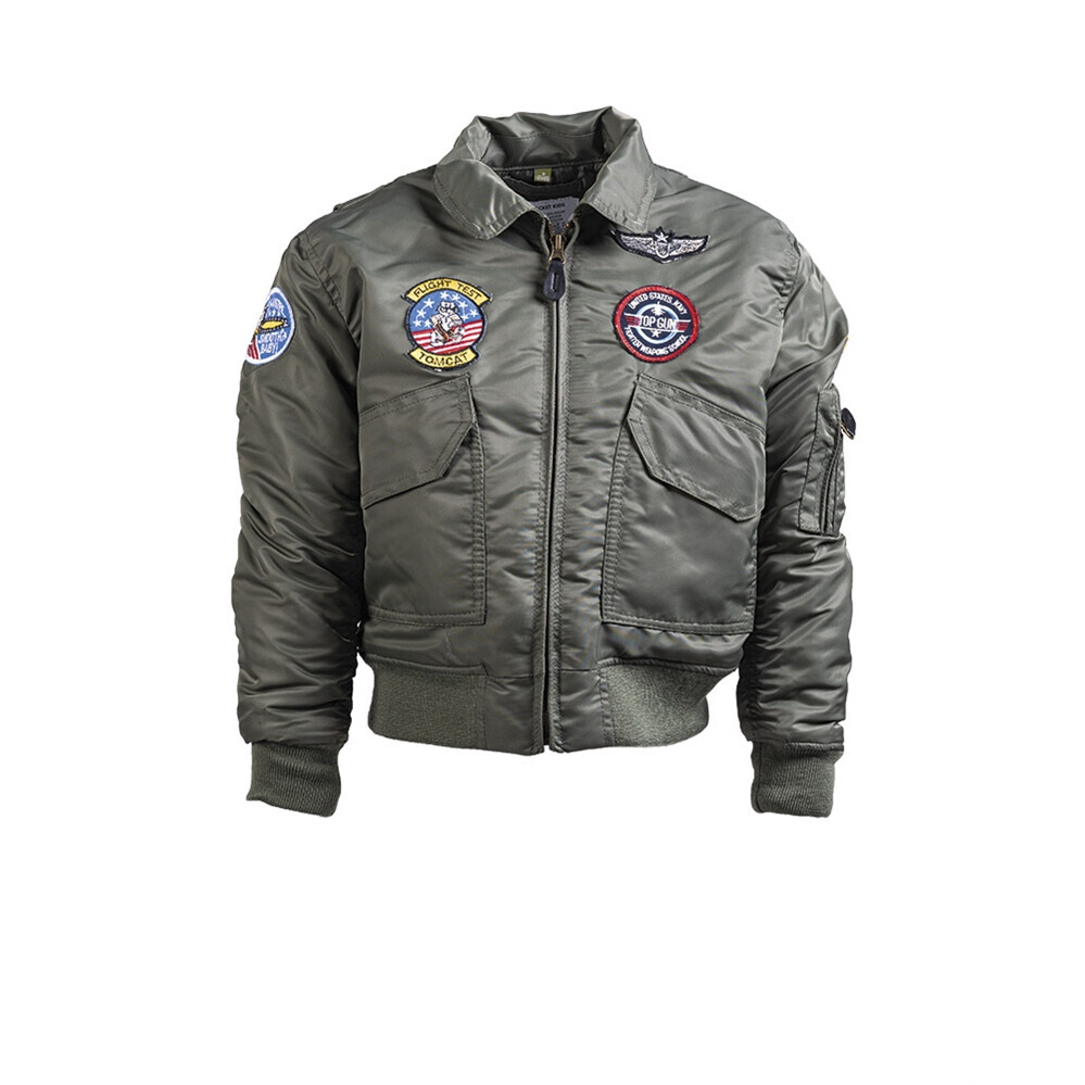 Bunda detská CWU - olivová, XXS