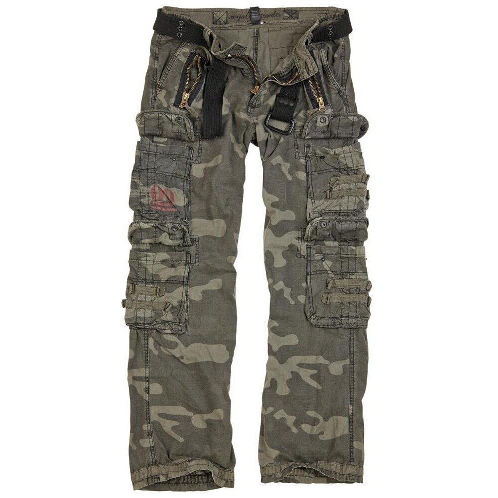 Nohavice Surplus Royal Traveller - blackcamo, XL