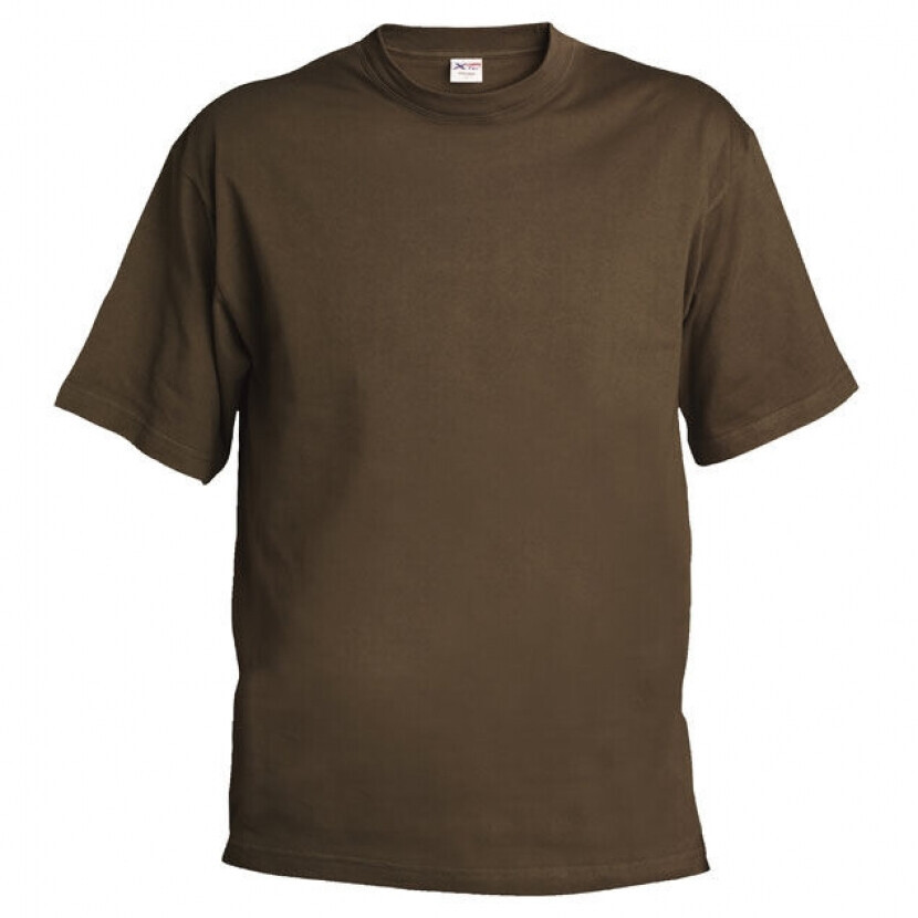 Tričko unisex Xfer 160 - hnedé, XXS