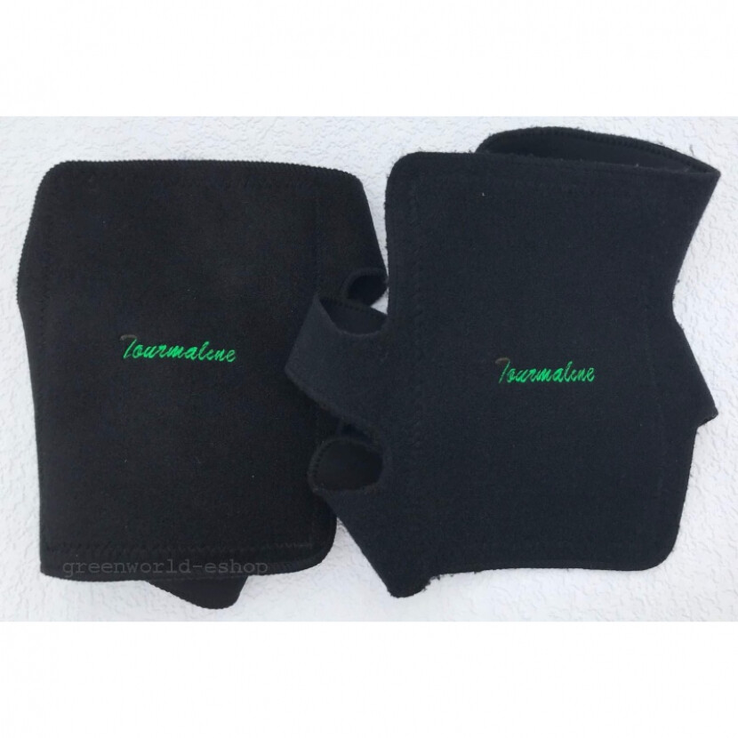 GreenWorld Nákolienky s turmalínom - čierne