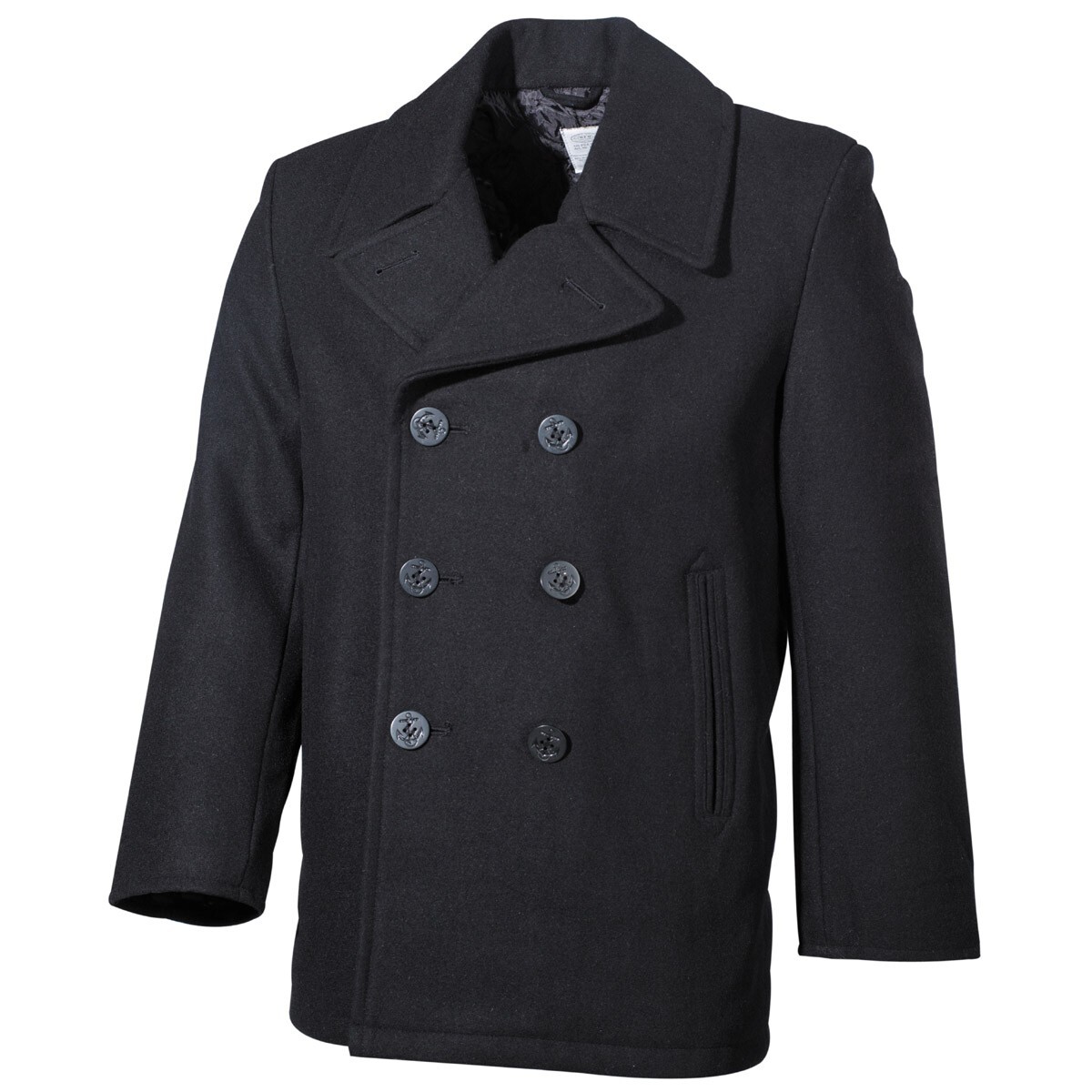 US Pea Coat MFH - čierny, XS