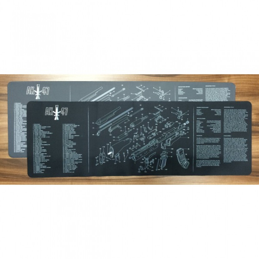 Servisná podložka na čistenie zbraní AK47 - čierna