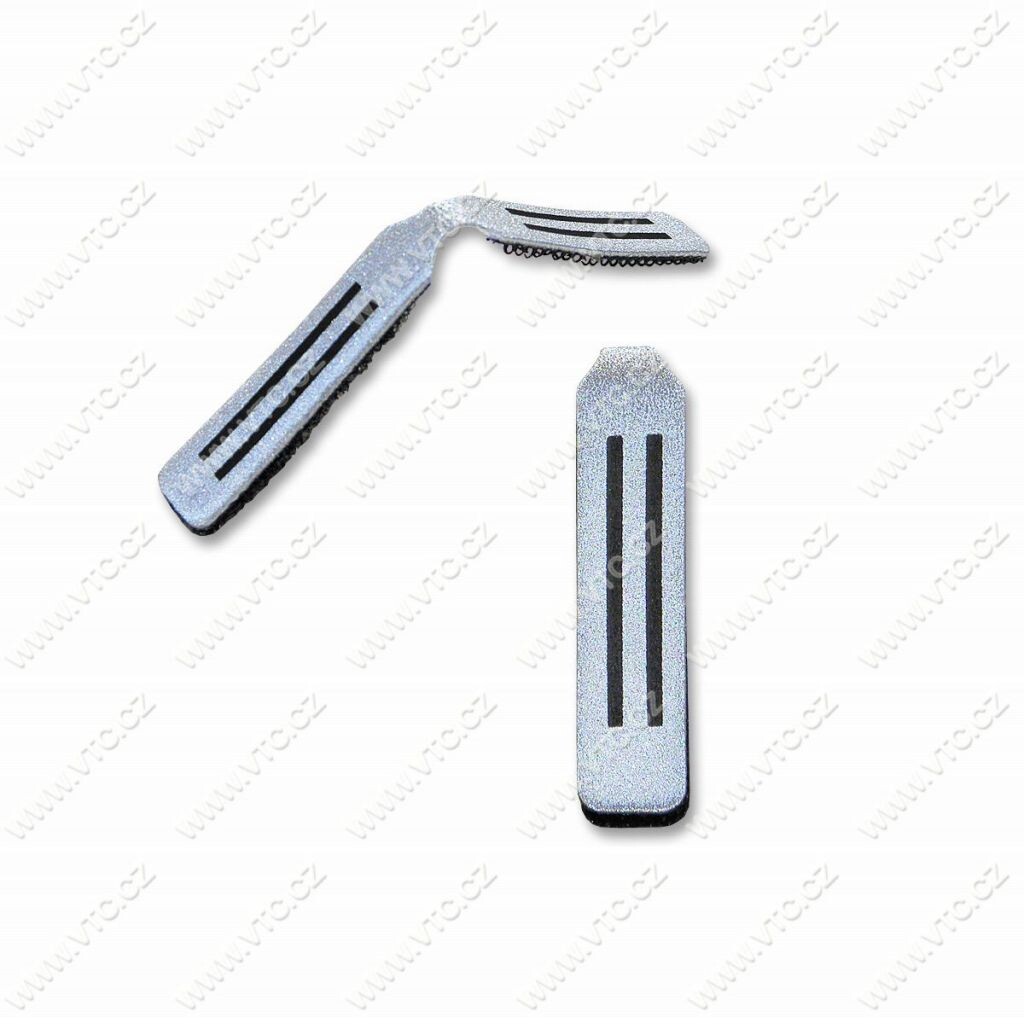 Ťaháčik na zips reflexný - biely