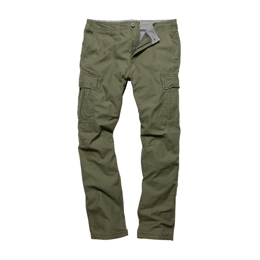 Nohavice Vintage Industries Reydon BDU - olivové, M