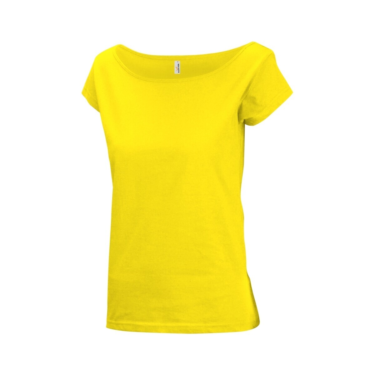 Tričko dámske Alex Fox Elegance - žlté, XL