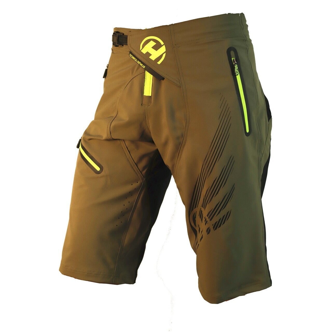 Kraťasy pánske Haven Energizer - olivové, S