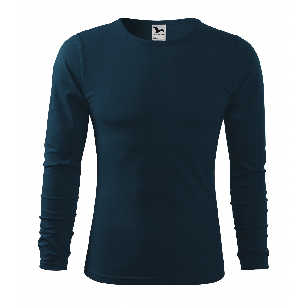 Tričko Malfini Fit-T dlhý rukáv - navy, S