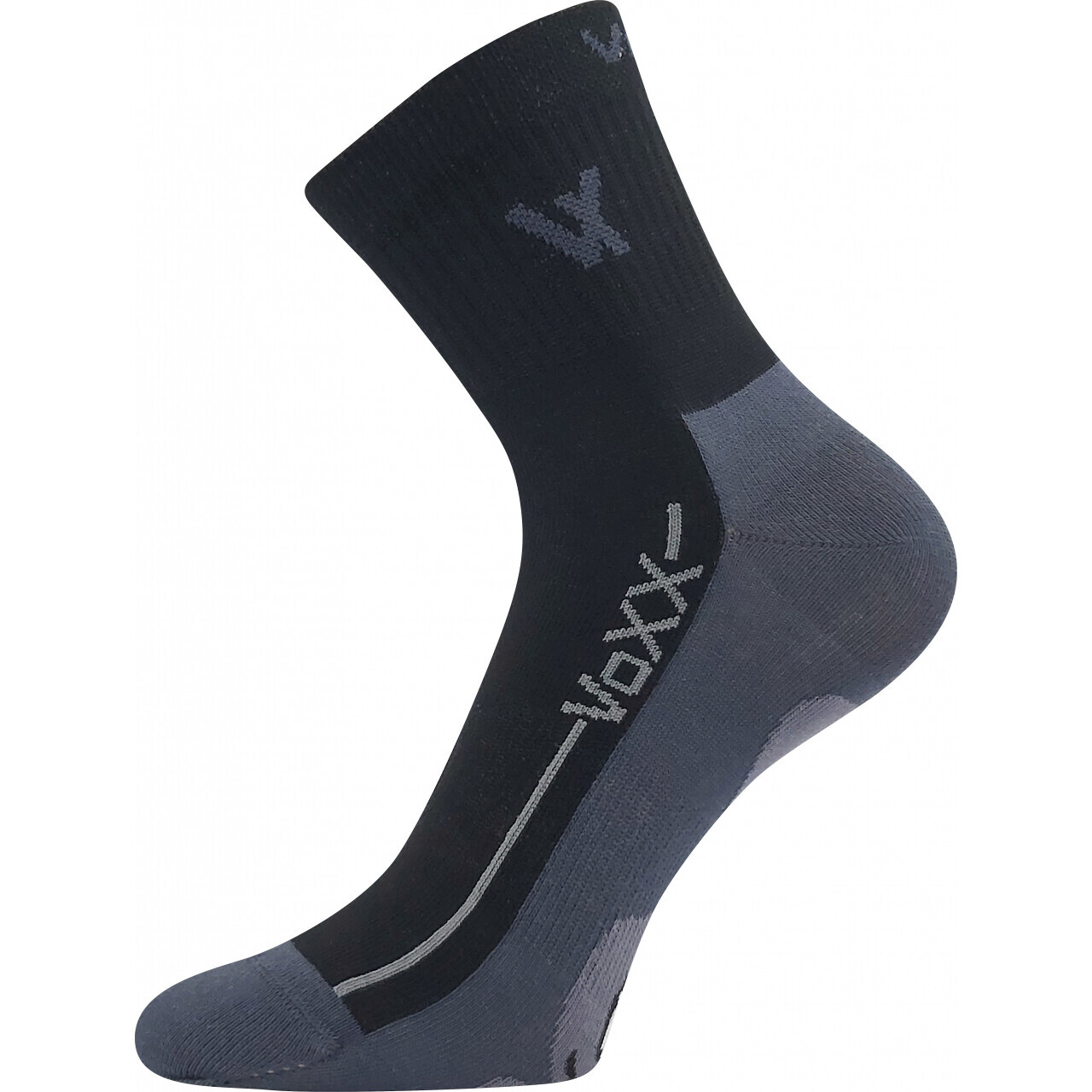 Ponožky unisex slabé VoXX Barefootan - čierne, 35-38
