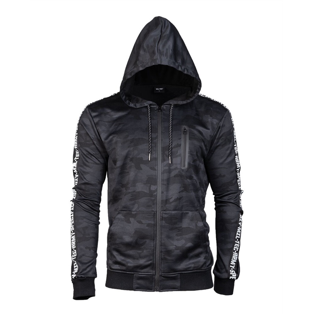Mikina Mil-Tec Training - darkcamo, S