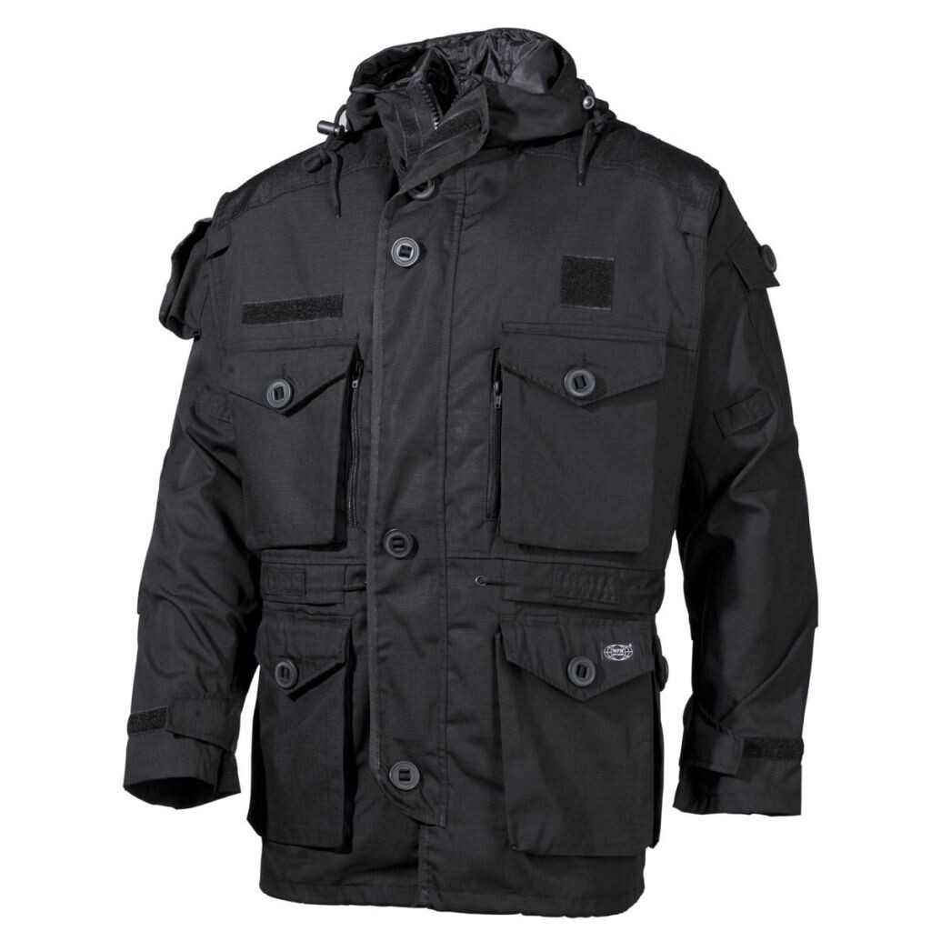 Bunda MFH Commando Smock - čierna, 3XL