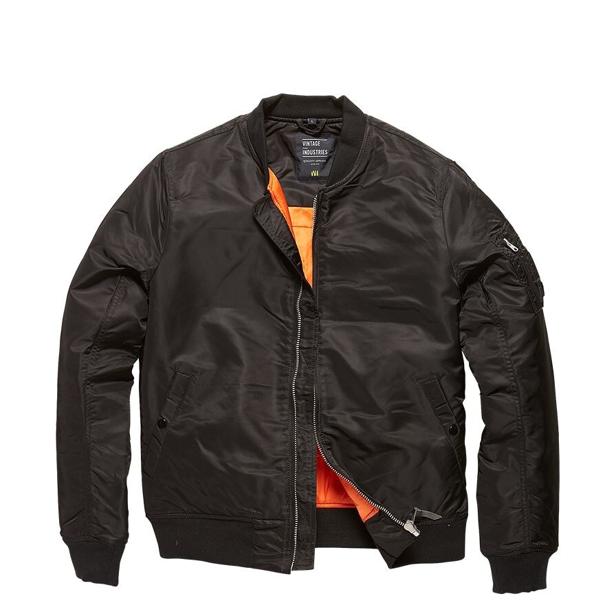 Bunda Vintage Industries Westford MA1 - čierna, XXL