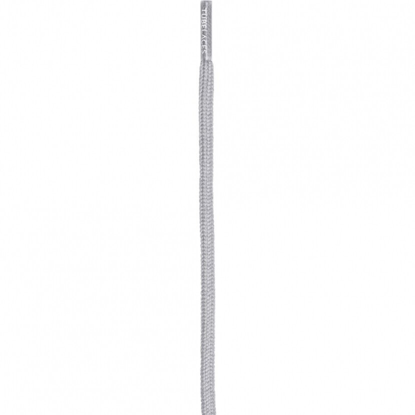 Šnúrky do topánok Tubelaces Rope Solid - svetlo sivé, 130