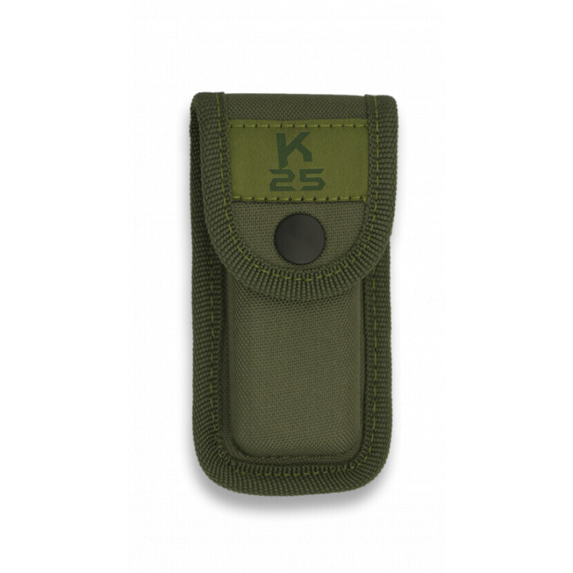 Puzdro K25 na malý zatvárací nôž s cvokom - olivové