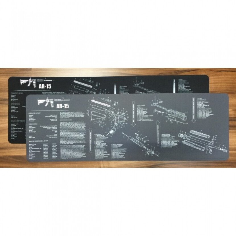 Servisná podložka na čistenie zbraní AR15 - sivá