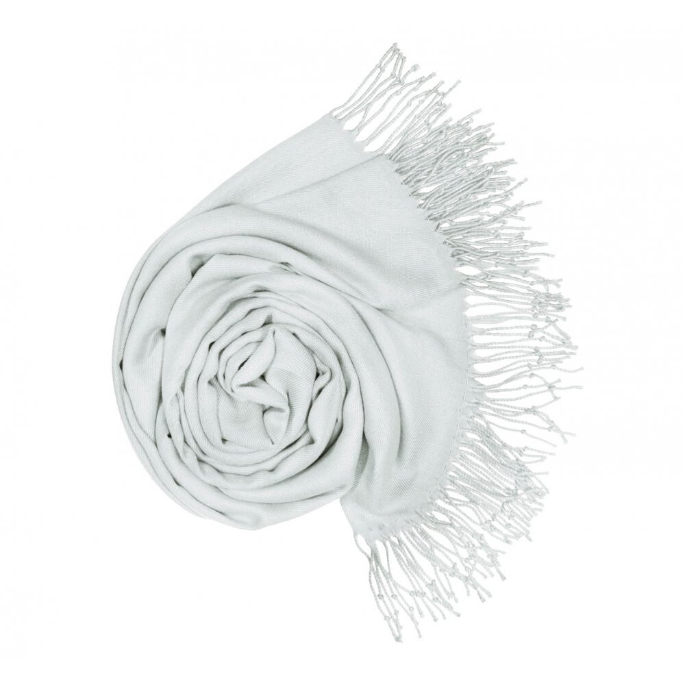 Dámsky šál pašmína Carlo Romani - svetlo sivá