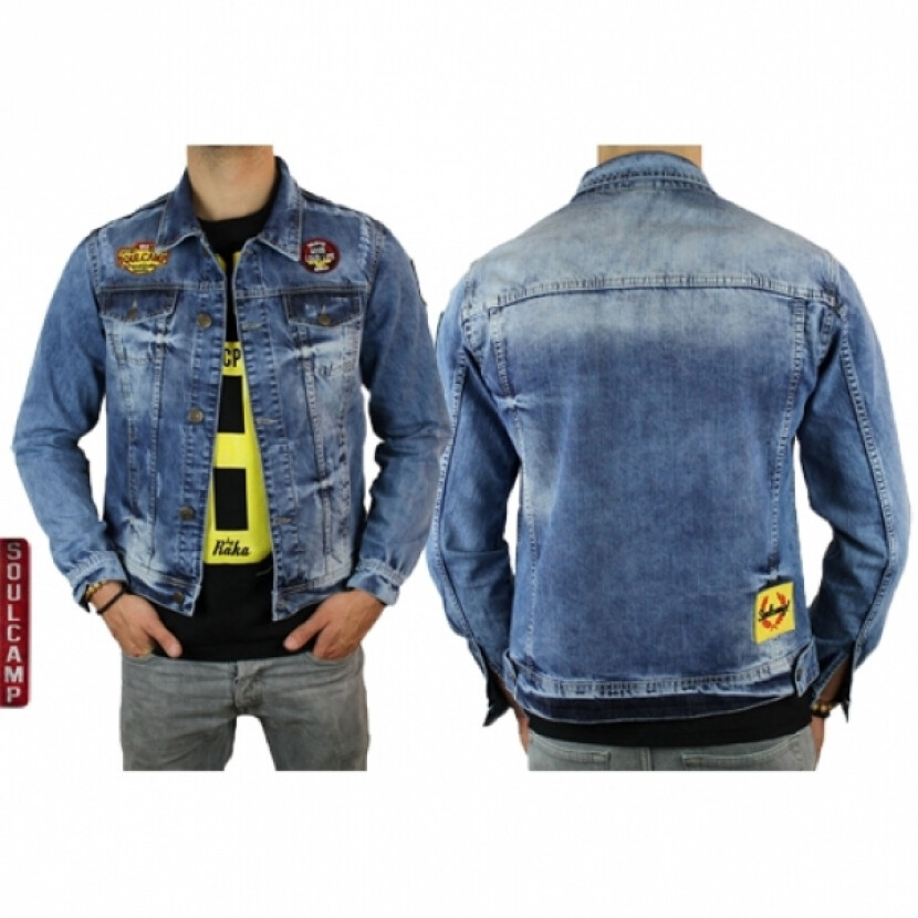 Bunda džínsová Soulcamp 4002 - modrá, M