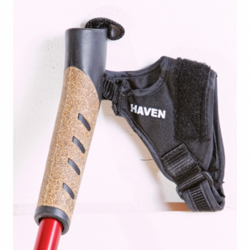 Madlo s pútkom Nordic Walking+XC ski - čierna