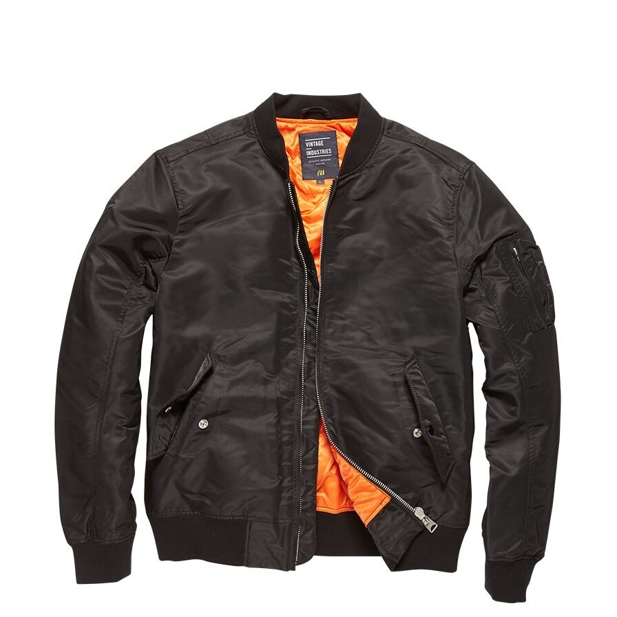 Bunda Vintage Industries Welder - čierna, L